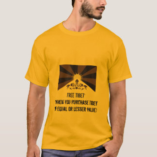 T-shirt Tibet livre