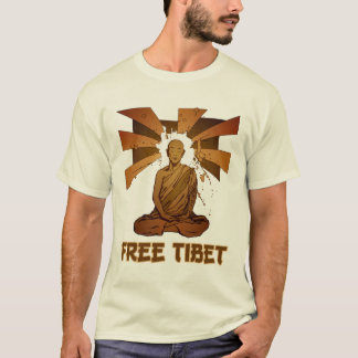 T-shirt tibet livre