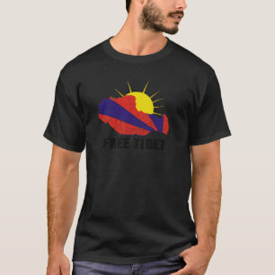 T-SHIRT TIBET LIVRE/LIBERDADE TIBETANA