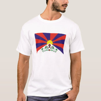 T-shirt tibetano da bandeira