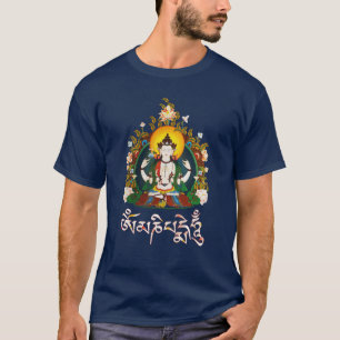 T-shirt Tibetano do zumbido de Buddha Amitabha OM Mani