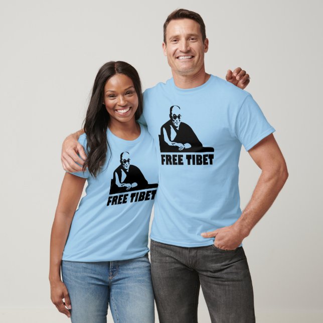 T-shirt Tibete livre (Unissex)