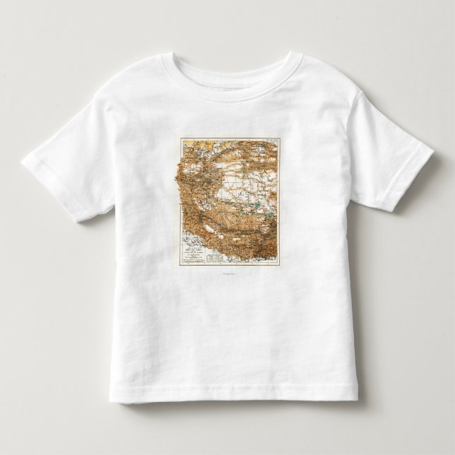 T-shirt TibetPanoramic MapTibet (Frente)