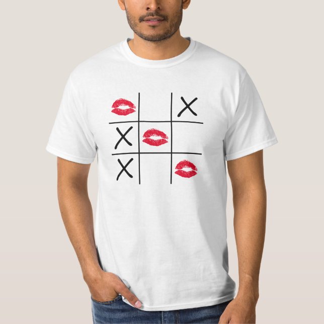 T-shirt Tic Tac Toe lábios (Frente)