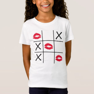 T-shirt Tic Tac Toe lábios
