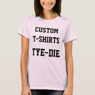 T-SHIRT TIE-DYE para mulheres personalizadas
