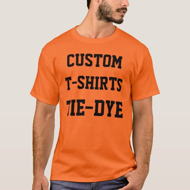 T-SHIRT TIE-DYE personalizado masculino (Frente)