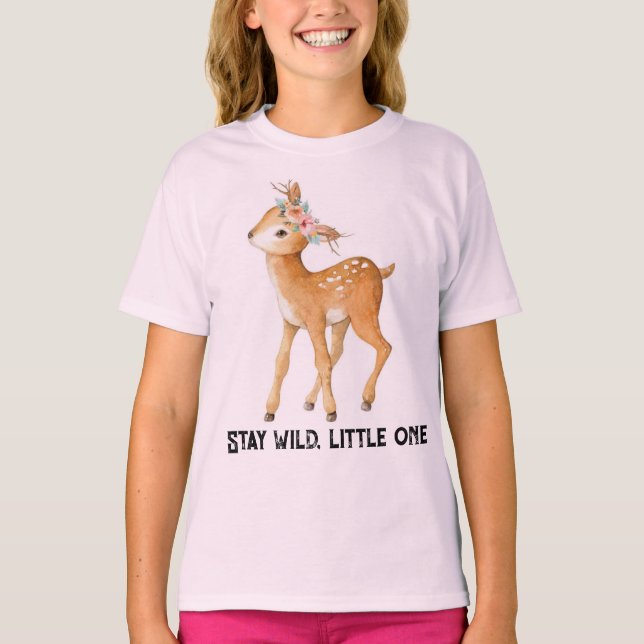 T-shirt tierno para niñas (Frente)