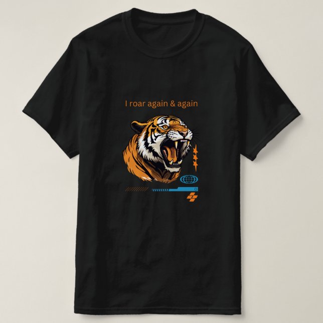 t-shirt Tiger (Frente do Design)