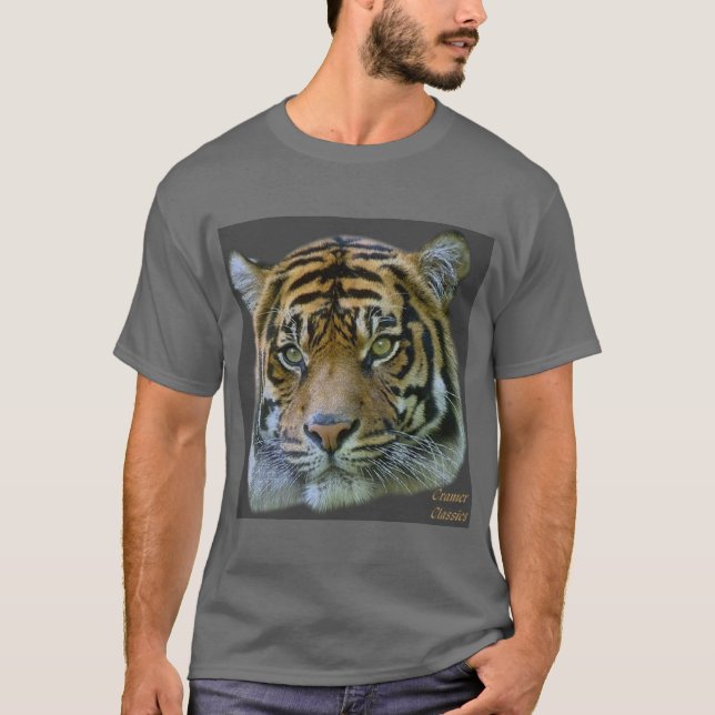 T-shirt tiger1_dk.grey/bgrnd (Frente)