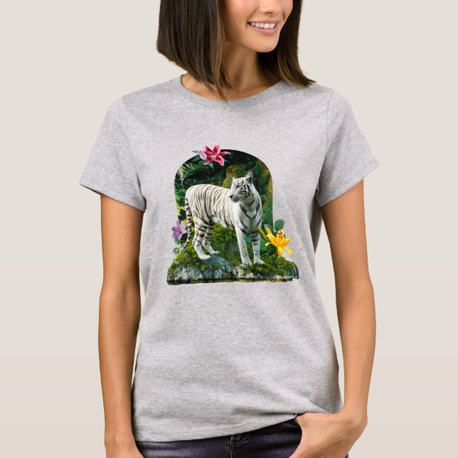 T-Shirt Tiger Branco (Frente)