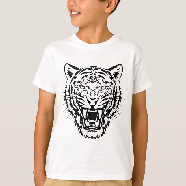 T-Shirt Tiger em Raio (Frente)