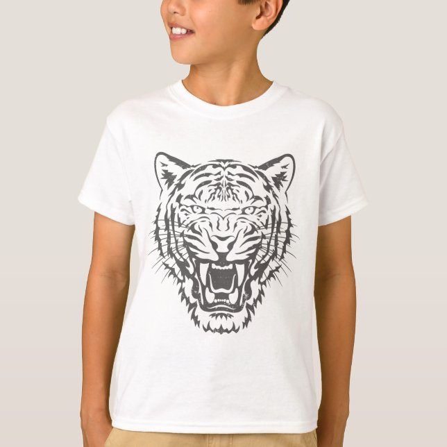 T-Shirt Tiger em Raio (Frente)