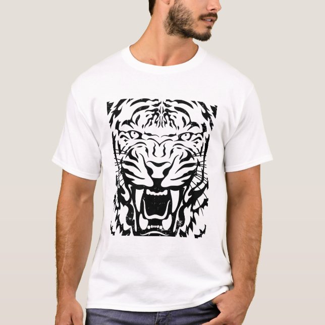 T-Shirt Tiger em Raio (Frente)