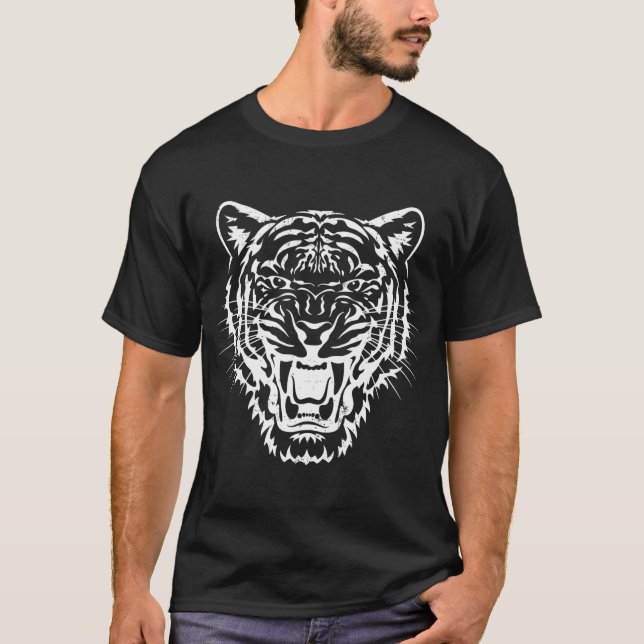 T-Shirt Tiger em Raio (Frente)