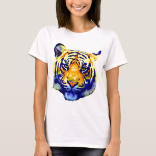 T-shirt Tiger Eyes Pop Art