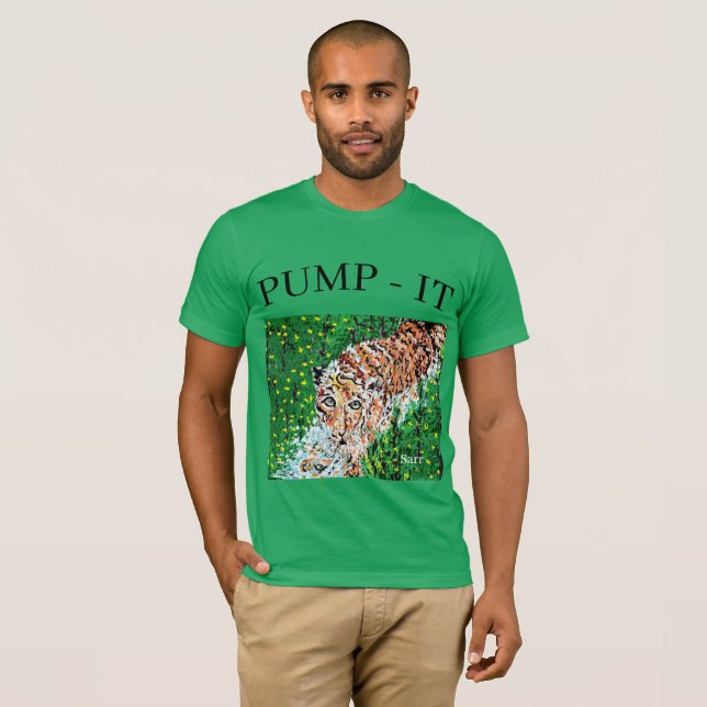 T-Shirt : TIGER / PUMP-IT (Frente Completa)