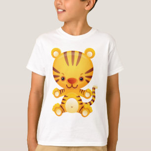T-shirt Tigre bonito de Kawaii