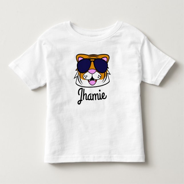 T-shirt Tigre óptimo personalizado (Frente)