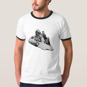 T-shirt Tigres brancos