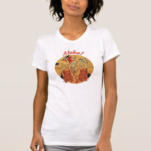 T-shirt Tiki persegue o T