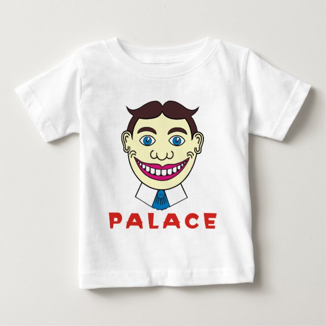 T-shirt Tillie sobre Palace Letters (Frente)