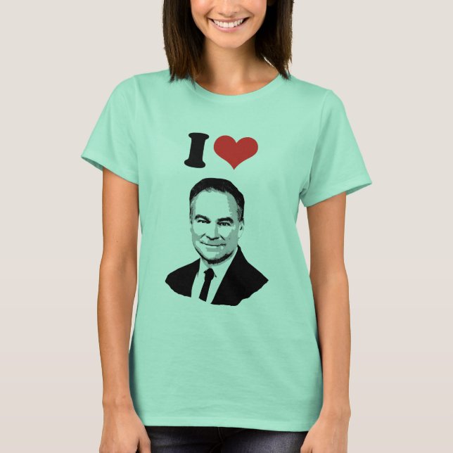 T-shirt Tim Kaine - Bust - (Frente)