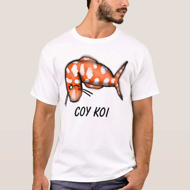 T-shirt tímido de Koi (Frente)