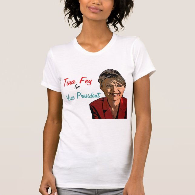 T-shirt Tina enigmático para o vice-presidente! (Frente)