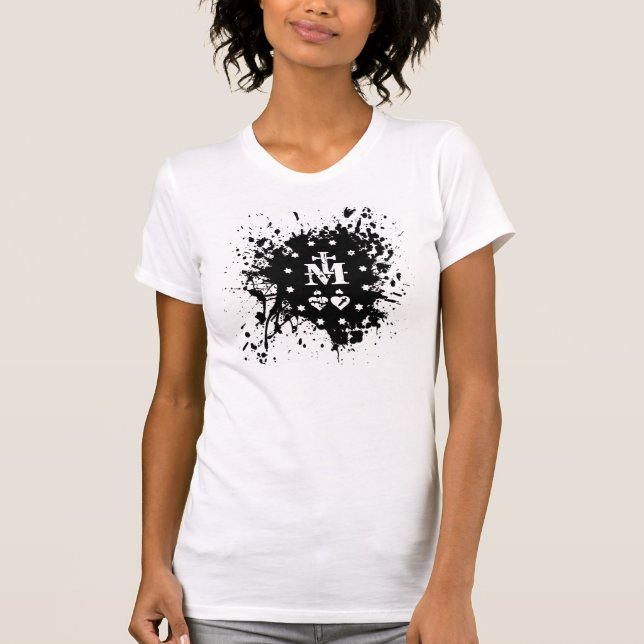 T-shirt Tinta imaculada Splat (Frente)