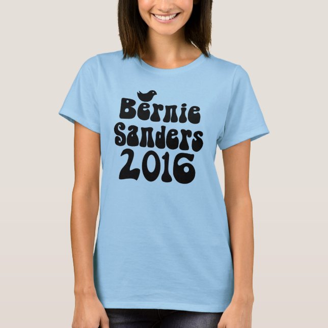 T-shirt Tintura 2016 do laço de Bernie das máquinas de (Frente)