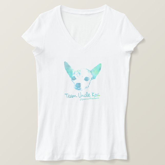 T-shirt Tio da Equipe Koa (Frente do Design)