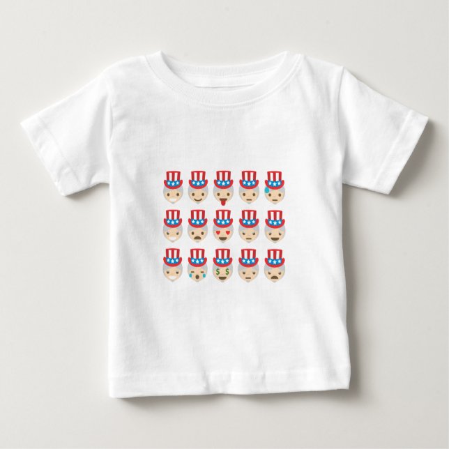 T-shirt tio sam emoji (Frente)