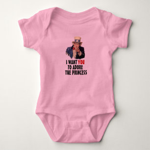 T-shirt Tio Sam, Quero Que Adorem As Crianças Princesas