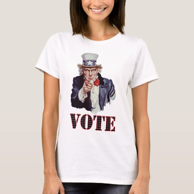 T-shirt Tio Sam---Voto (Frente)