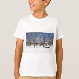 T-shirt Típica Cidade de Vermont no Inverno