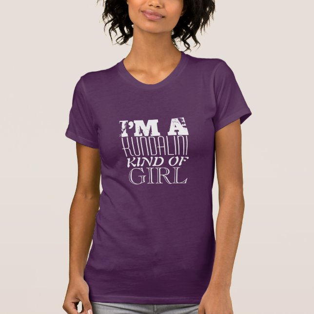 T-shirt Tipo da Ioga-Kundalini da menina (Frente)