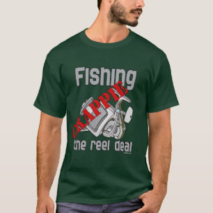 T-shirt Tipo de peixe da pesca a pesca séria do negócio do