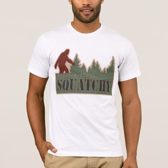 T-shirt Tipo de sentimento de Squatchy (Frente)