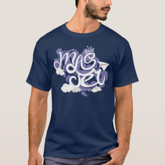 T-shirt Tipografia do estilo dos grafites