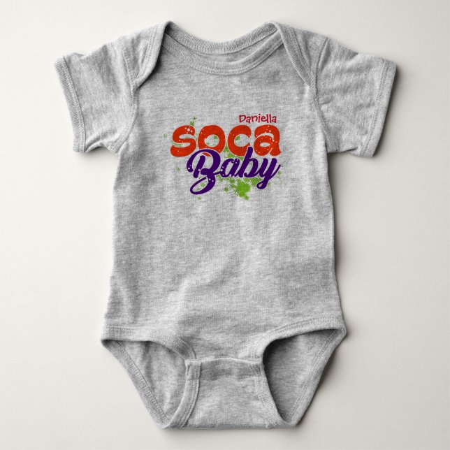 T-shirt Tipografia Soca Baby (Frente)