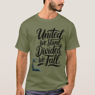 t-shirt tipográfica de escrevendo unido
