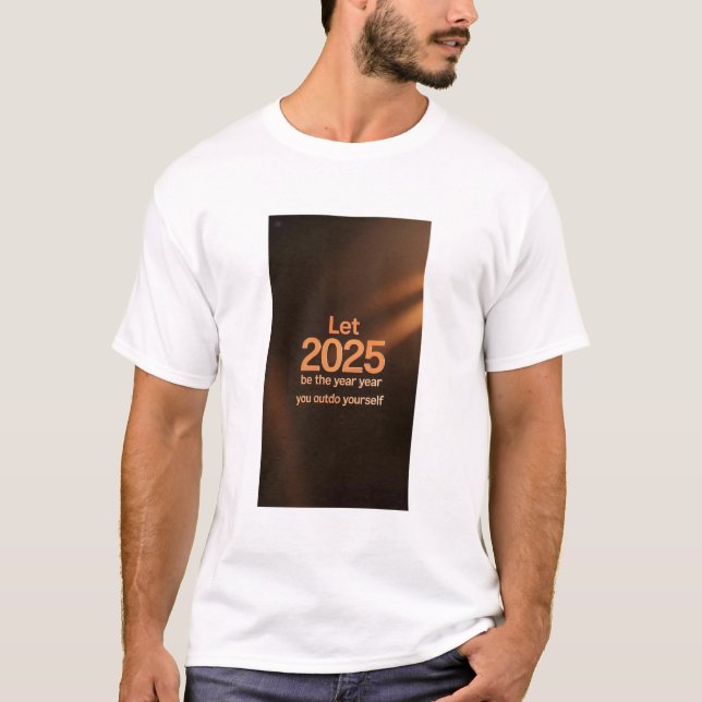 T-shirt tipográfica dupla e simples (Frente)