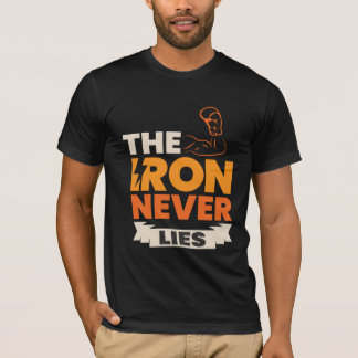 T-shirt tipográfica para o Gym e a Malhação
