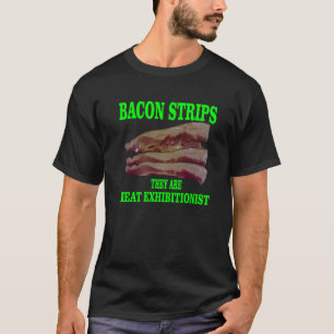 T-shirt Tiras de bacon