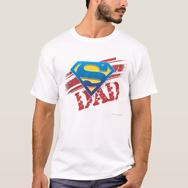 T-shirt Tiras de Super Pai (Frente)