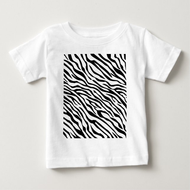 T-shirt Tiras de Zebra Mágica Clique para Personalizar a c (Frente)