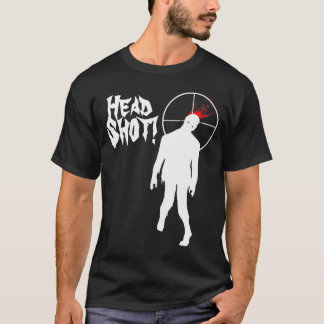 T-shirt Tiro principal do zombi!