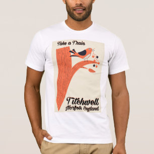 T-shirt Titchwell Norfolk Beach poster de viagens