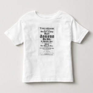 T-shirt Titlepage de Abendmusik, 1705